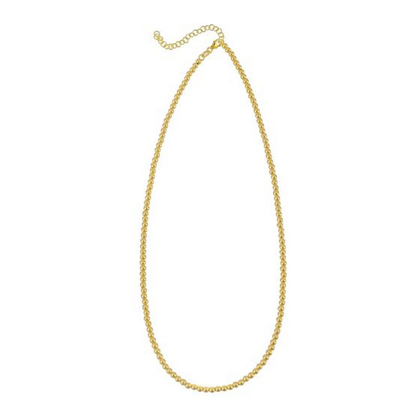 14k Yellow Gold Bead Chain (3mm)