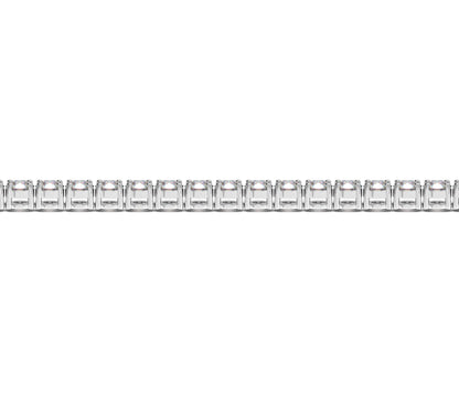 Lab Grown Round Diamond Tennis Bracelet in 14k White Gold (10 cctw F/G  VS2/SI1)